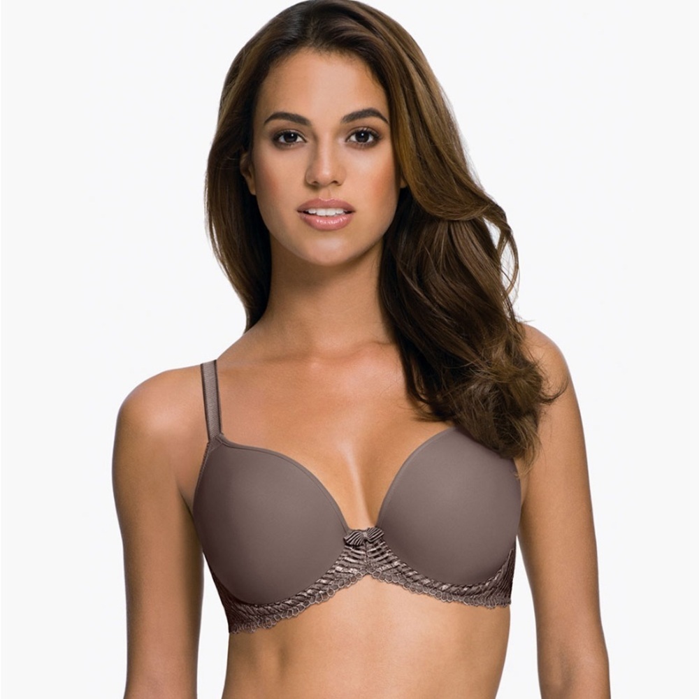 Wacoal La Femme Underwire Contour T-Shirt Bra Style 853117 Sz 38C Deep Taupe NEW